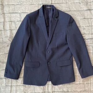 Van Heusen Flex youth boys 16 regular 2 button suit jacket/blazer blue